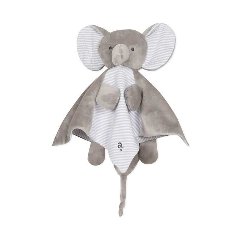 Doudou Eléphant fausse fourrure et jersey mixte Absorba