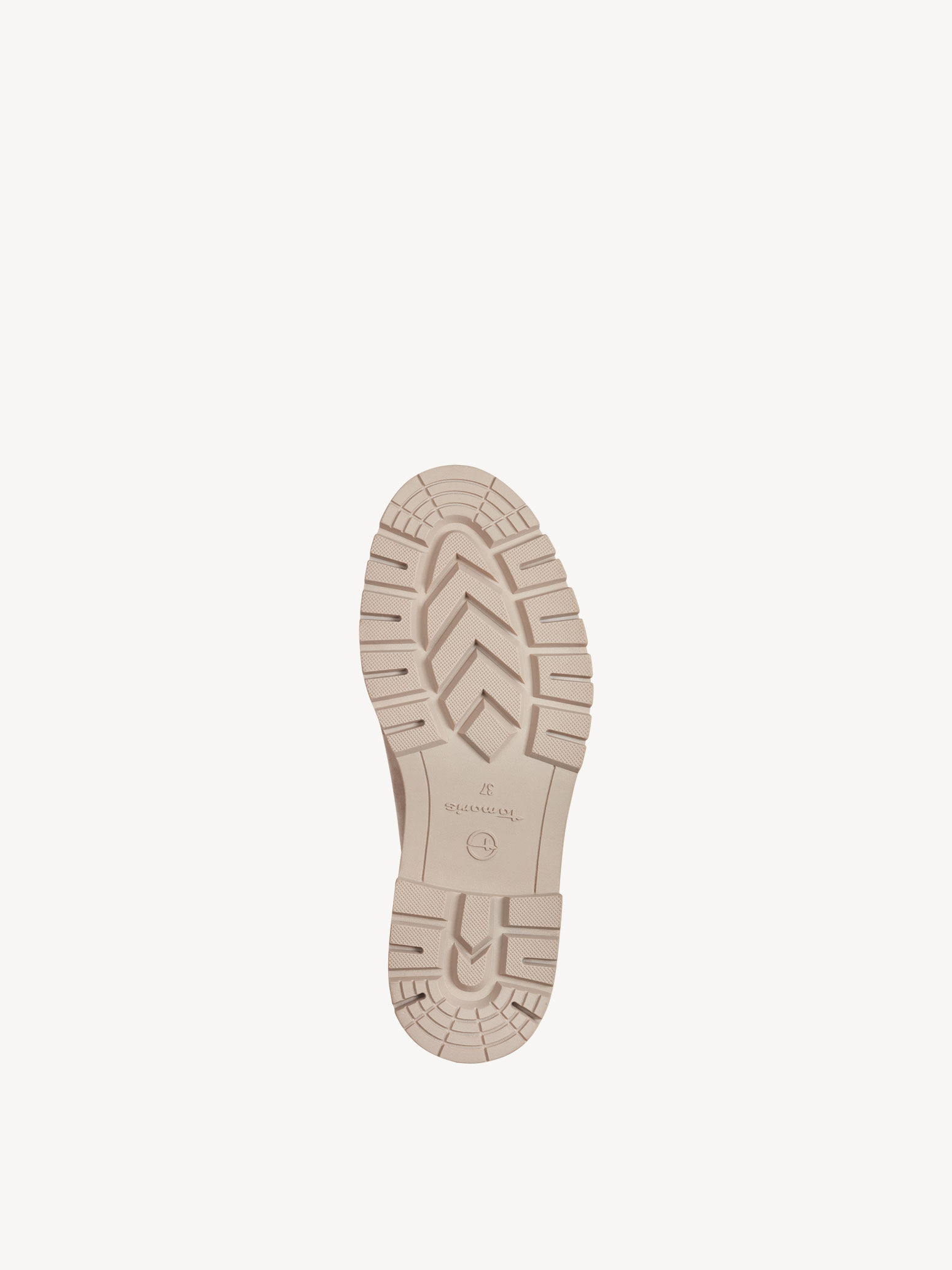 Slipper en cuir - beige