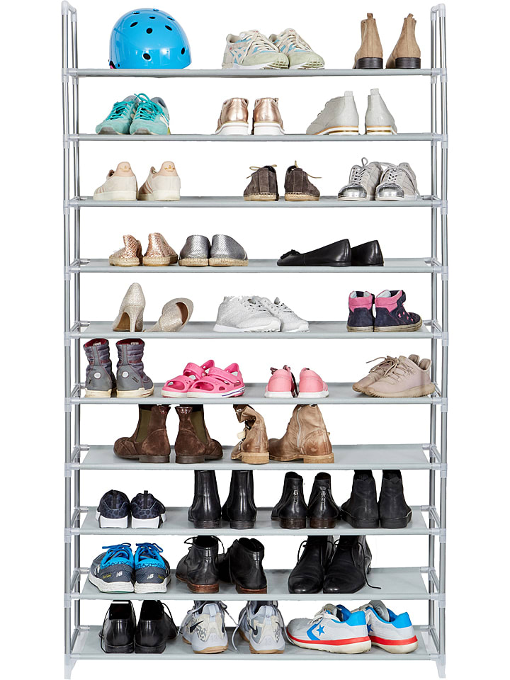 STORE IT Schuhregal in Grau - (B)100 x (H)174 x (T)28 cm günstig kaufen onesize