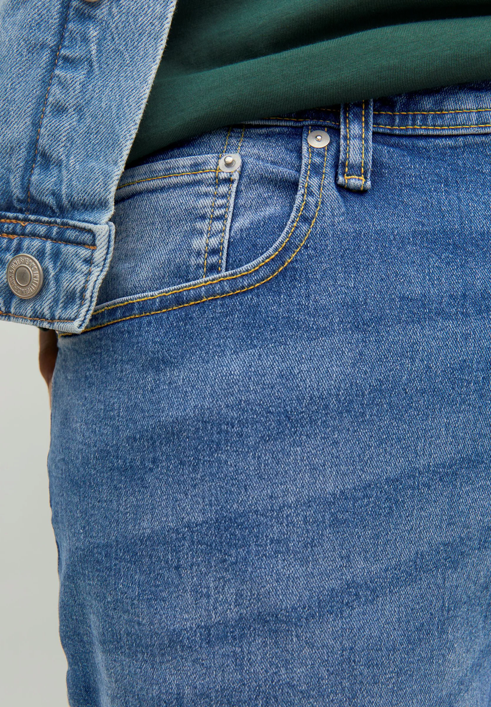 Jack & Jones JJIGLENN ORIGINAL - Vaqueros de corte cónico