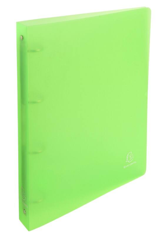 Exacompta Ringbuch 4 Ringe Polypropylen A4 Maxi Grün 10 Stück