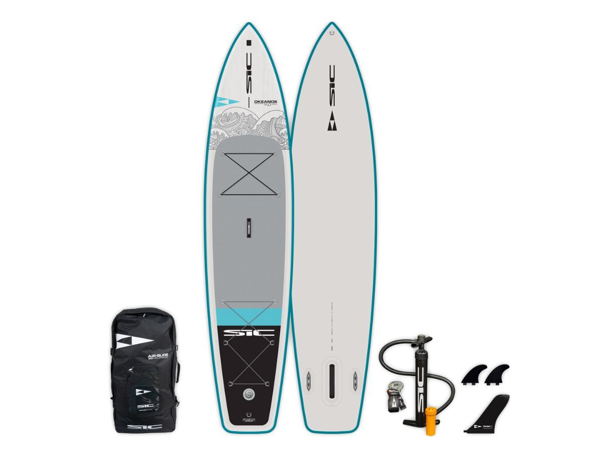 SIC Maui Okeanos Air Glide 11' aufblasbares SUP Paket