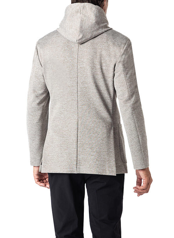BOGGI MILANO, Sakko, Jersey, taupe meliert
