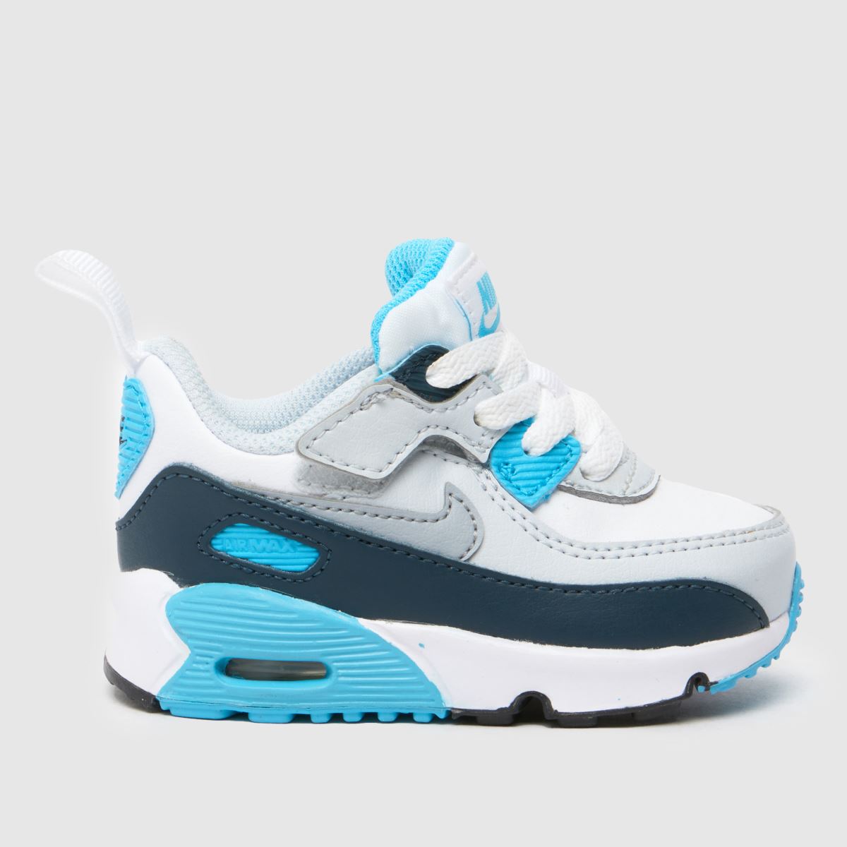 Nike Air Max 90 Lány Utcai Cipő Fehér/Fehér/Fekete, 36.5