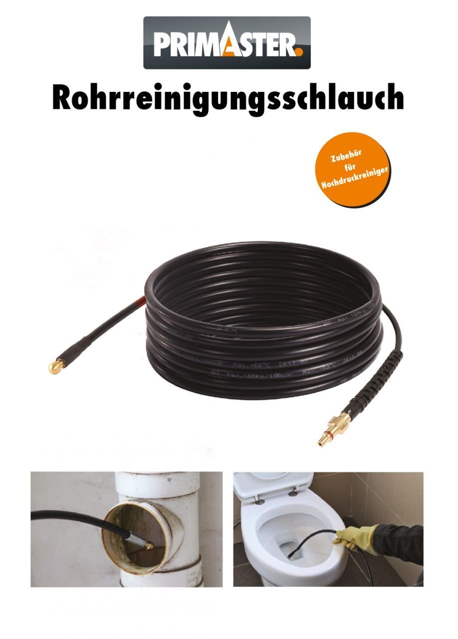Primaster Hochdruckreiniger Primaster Rohrreinigungsschlauch für