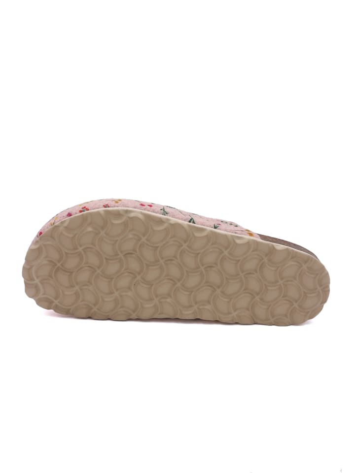 billowy Pantoletten HOME FLOWERS in rosa günstig kaufen 33