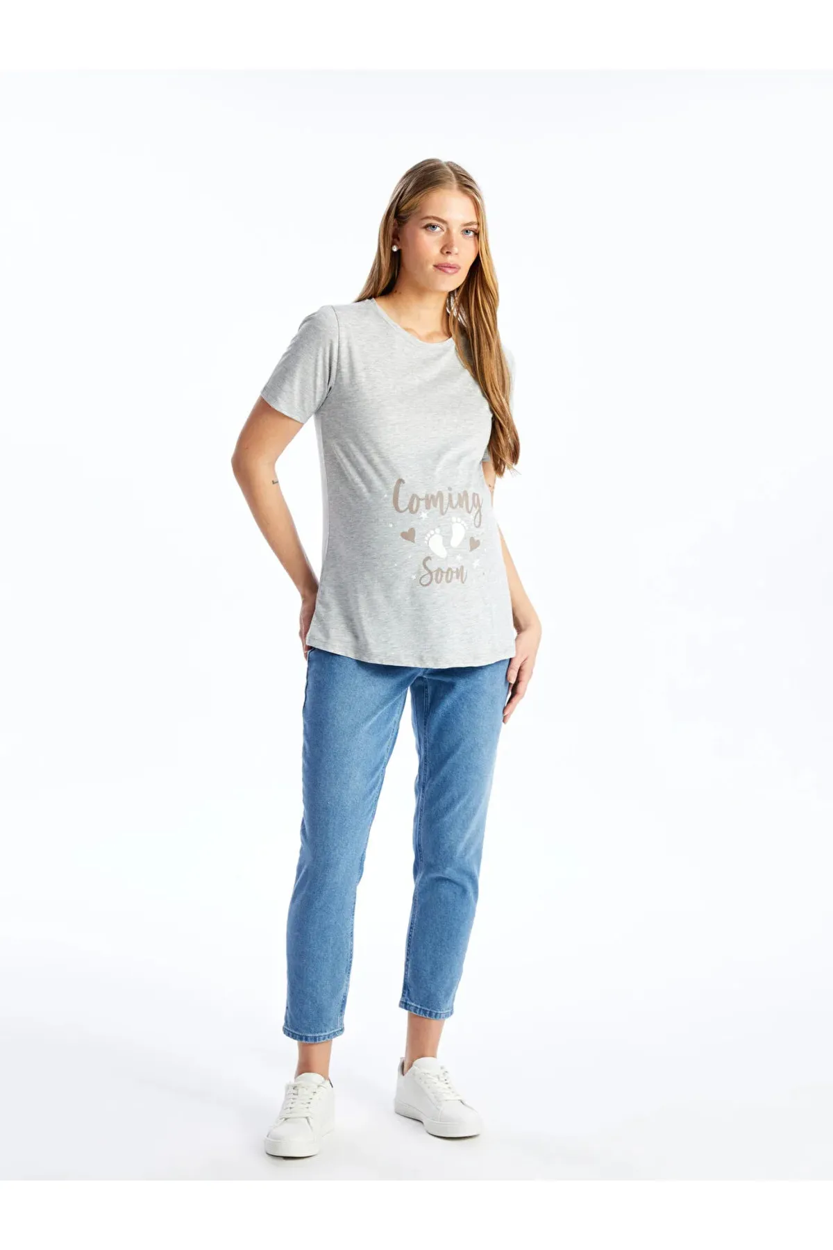 LC Waikiki  Umstandshose - Blau - Hoher Bund