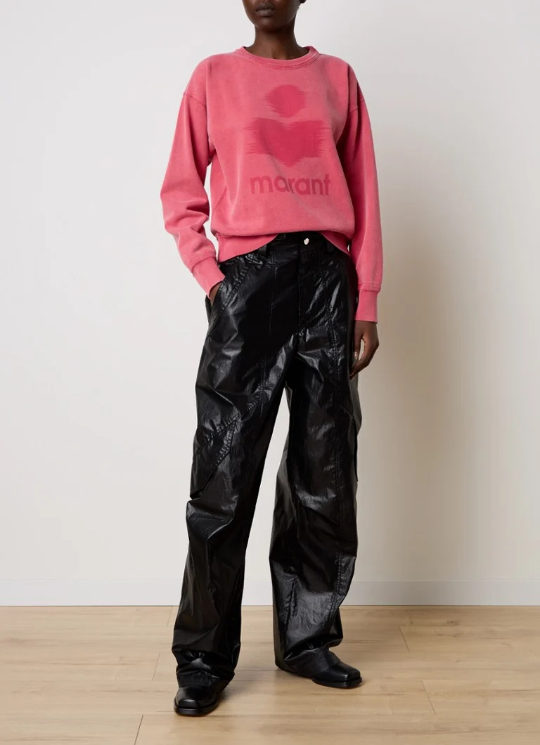 Maglione Isabel Marant con stampa logo Mobyli