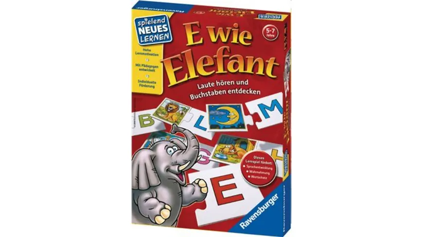 Ravensburger Spiel - E wie Elefant