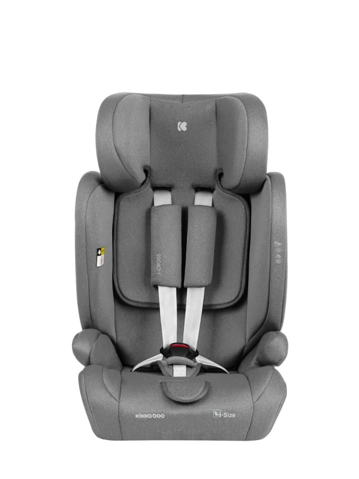 Kikkaboo Kindersitz i-Cross i-Size in grau günstig kaufen onesize