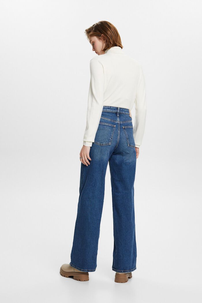 Retro-Jeans mit weitem Bein
