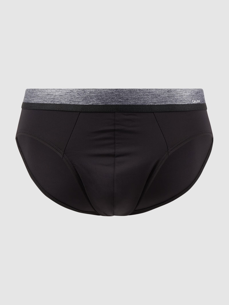 Slip aus Mikrofaser in schwarz