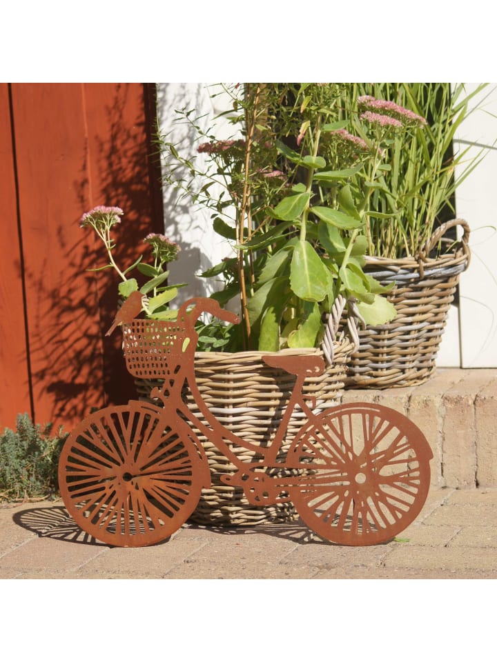 UNUS Gartenstecker Rost Fahrrad in Braun günstig kaufen