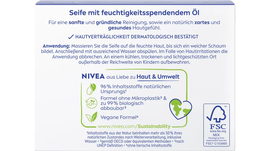 NIVEA Pflegeseife Creme Soft 100 g