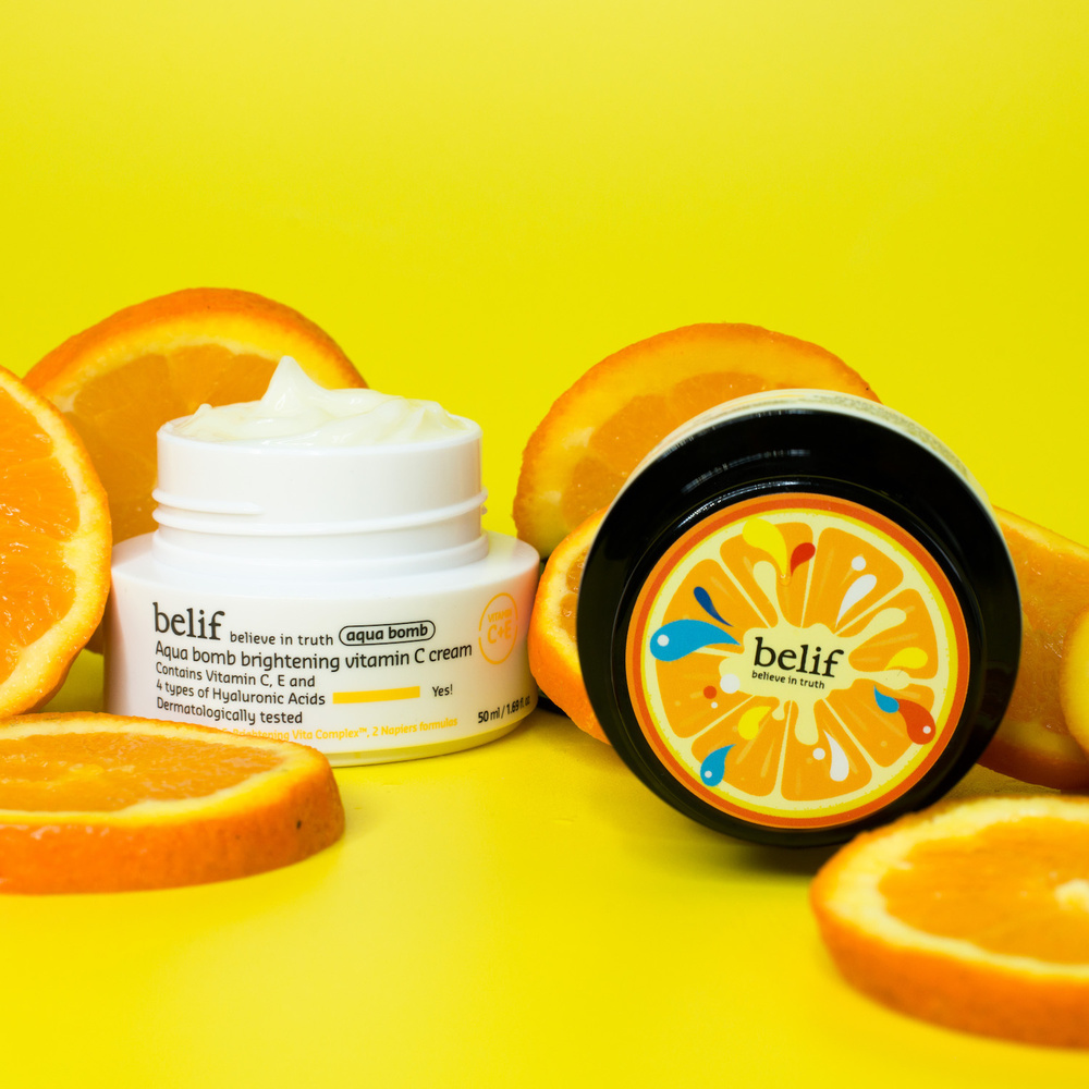 belif AQUA BOMB BRIGHTENING VITAMIN C CREAM MINI Crème Visage
