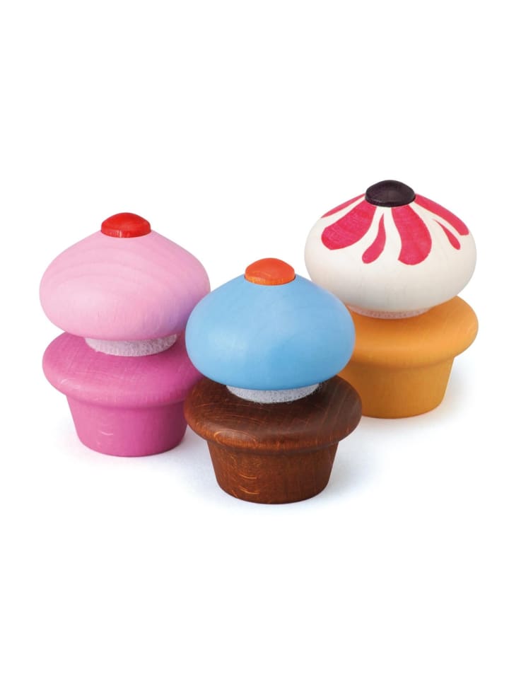 Erzi Cupcakes für Kaufladenzubehör in bunt günstig kaufen onesize