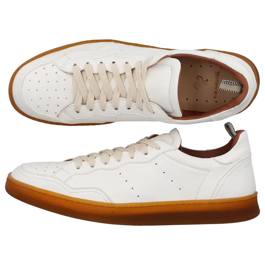 Elia Maurizi - Sneaker low 1166V9 Kalbsleder - weiß