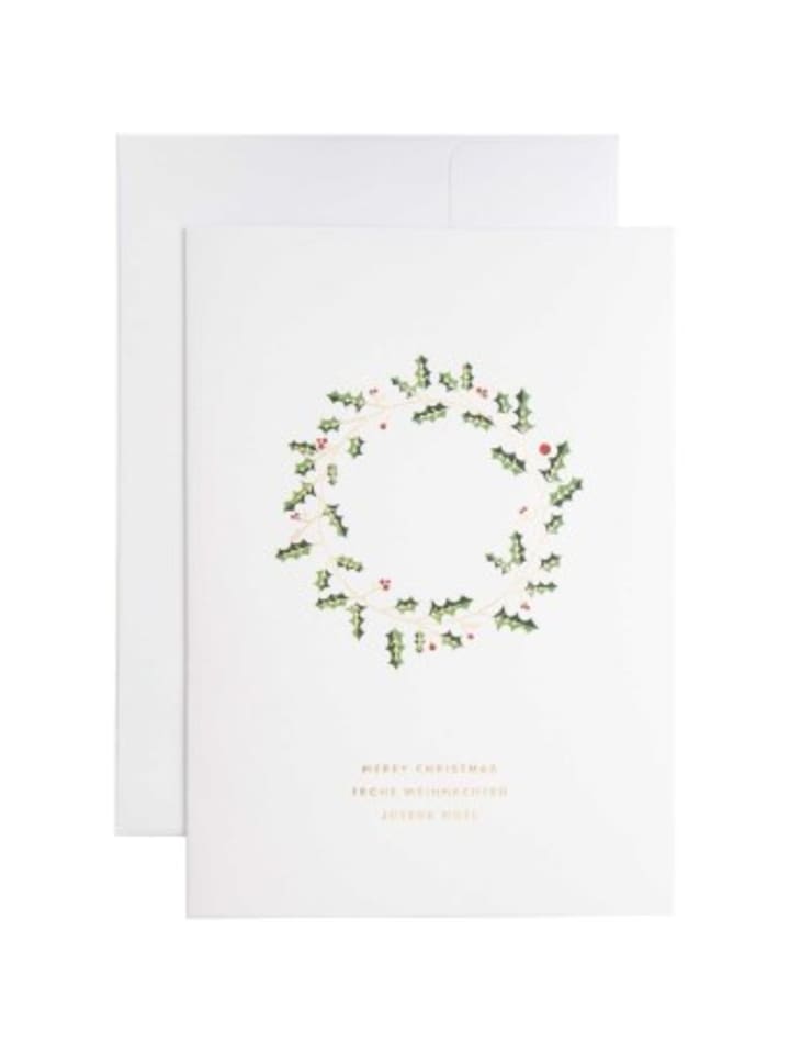 Rico Design Papeterie/PBS - Kartenset Kranz Weiss FSC Mix günstig kaufen onesize