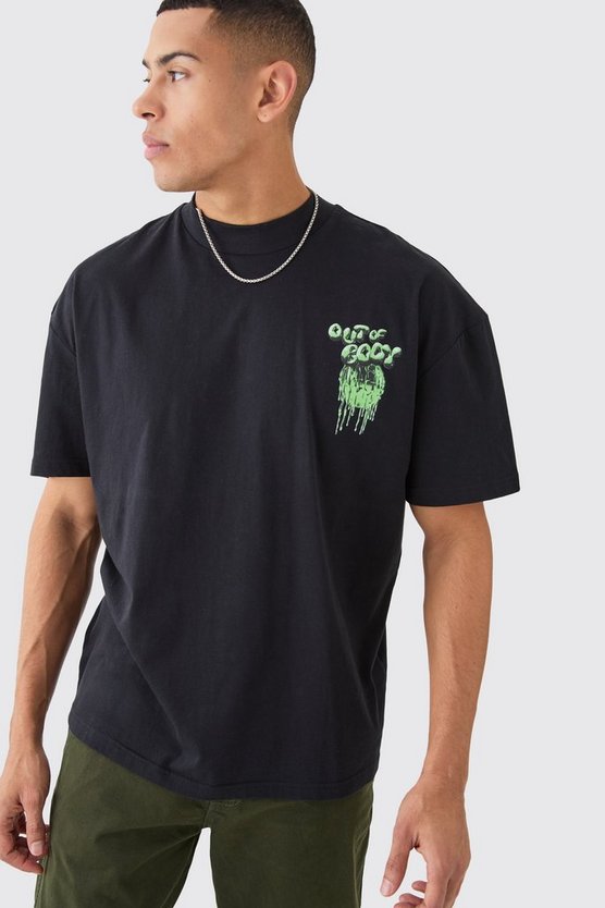 Oversize T-Shirt mit Print