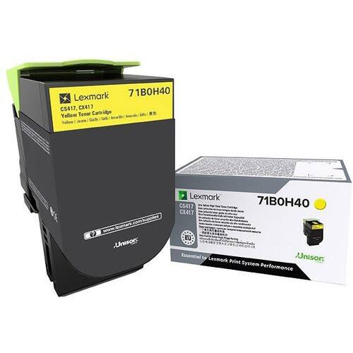 Lexmark Original Tonerkartusche 71B0H40 Gelb