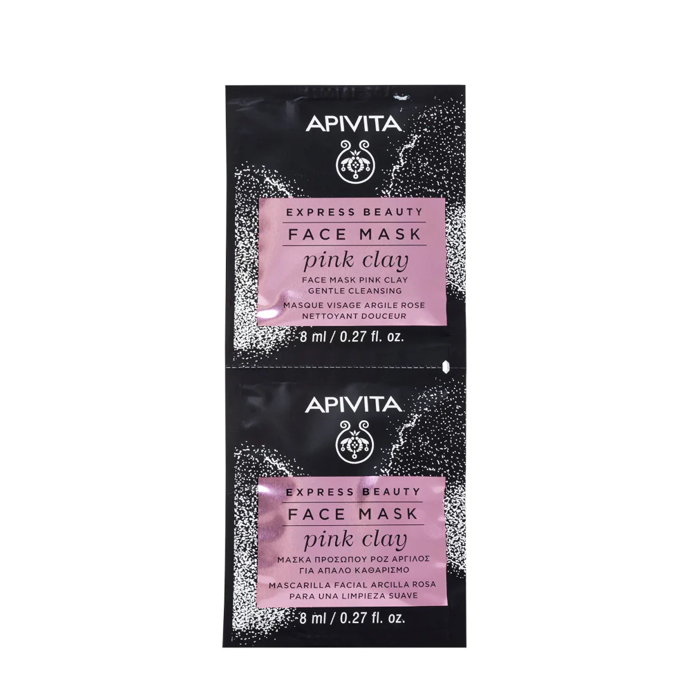 Express Beauty - Viso Maschera Viso Detersione Delicata con Argilla Rosa - Maschera Purificante viso