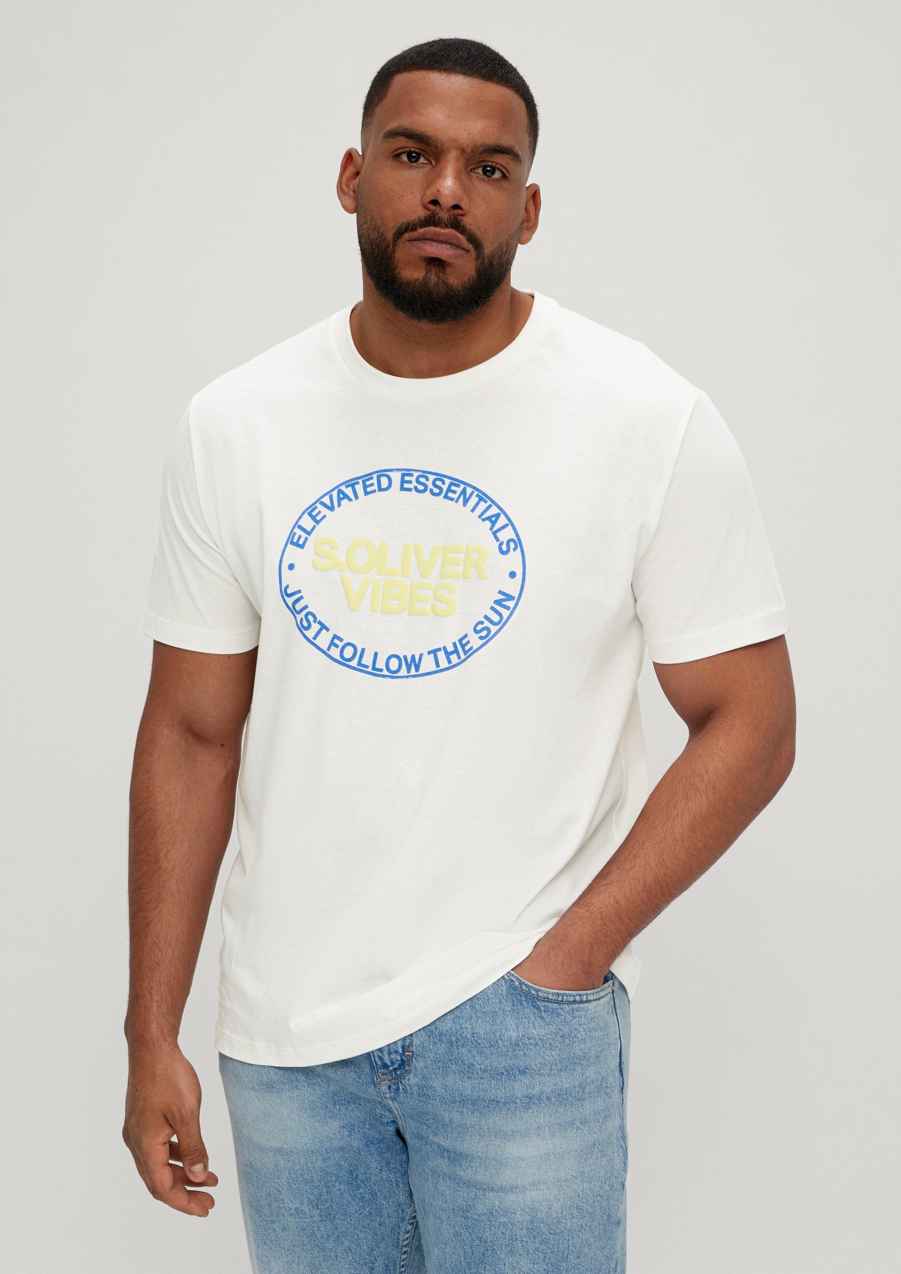 Baumwollshirt mit Frontprint  2135537-01D1
