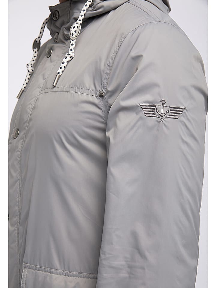 DreiMaster Übergangsjacke in Grau günstig kaufen XL