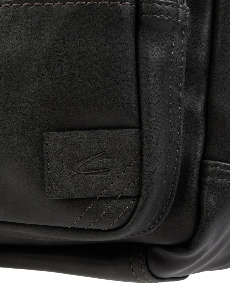 Laptoptasche mit Label-Patch in schwarz