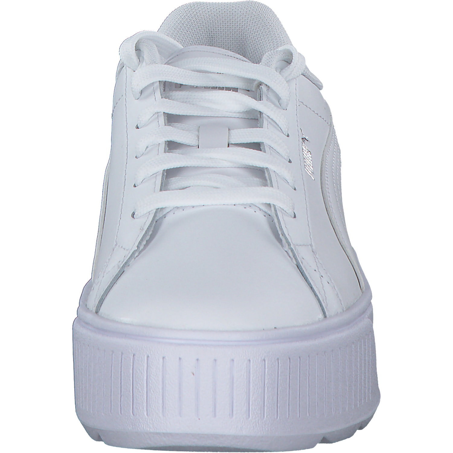 Puma Karmen L 384615, Schnürschuhe, Damen, white/white/silver