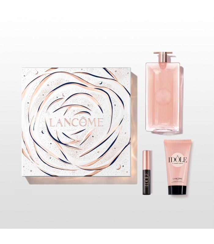 Lancôme-IDOLE-Coffret eau de parfum + crème + mascara
