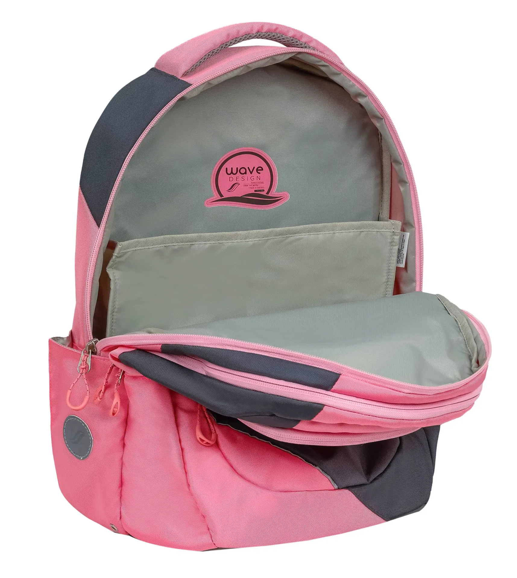 Wave Prime Schulrucksack - Pinky