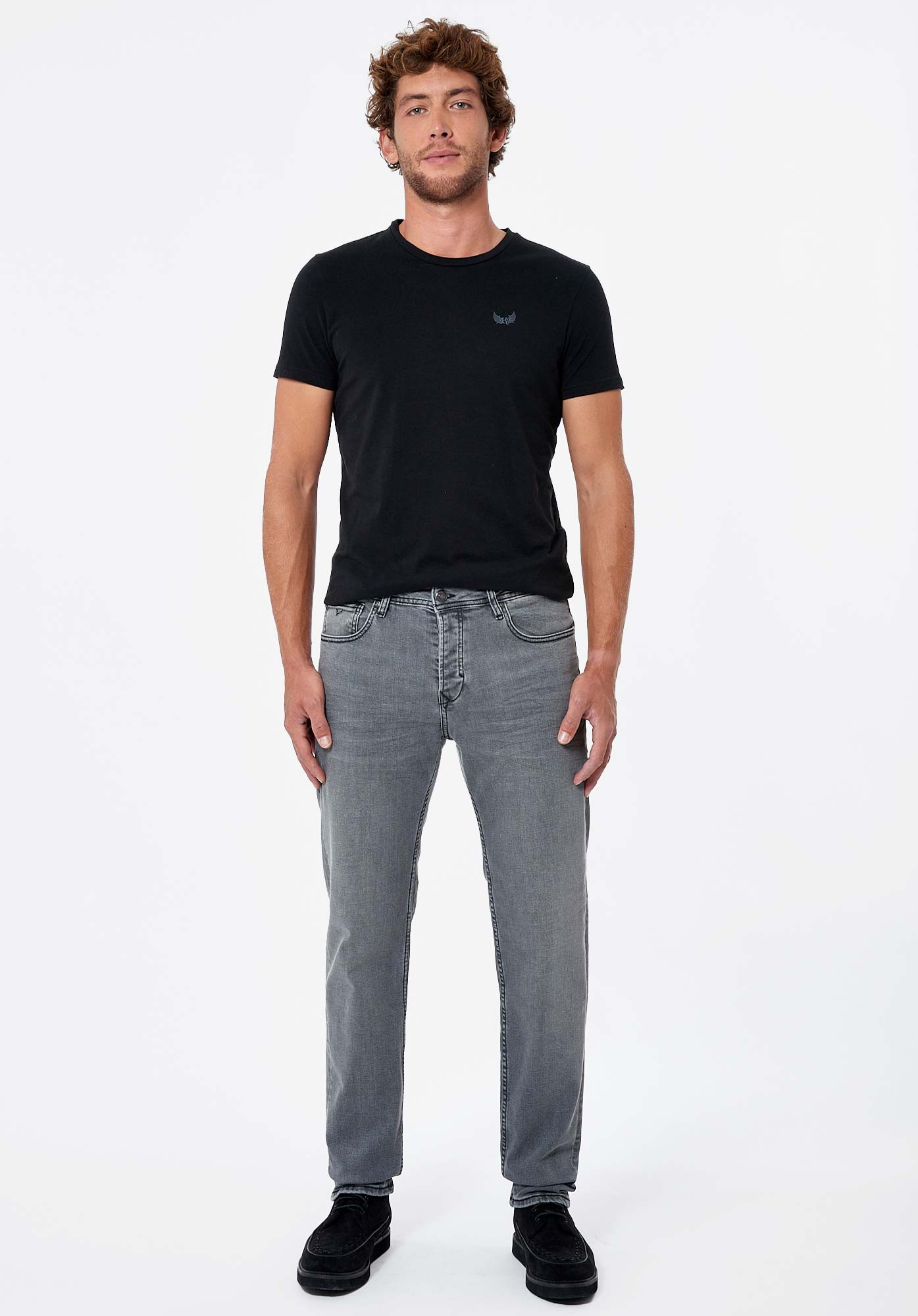 DATTT  Jean gris straight Homme