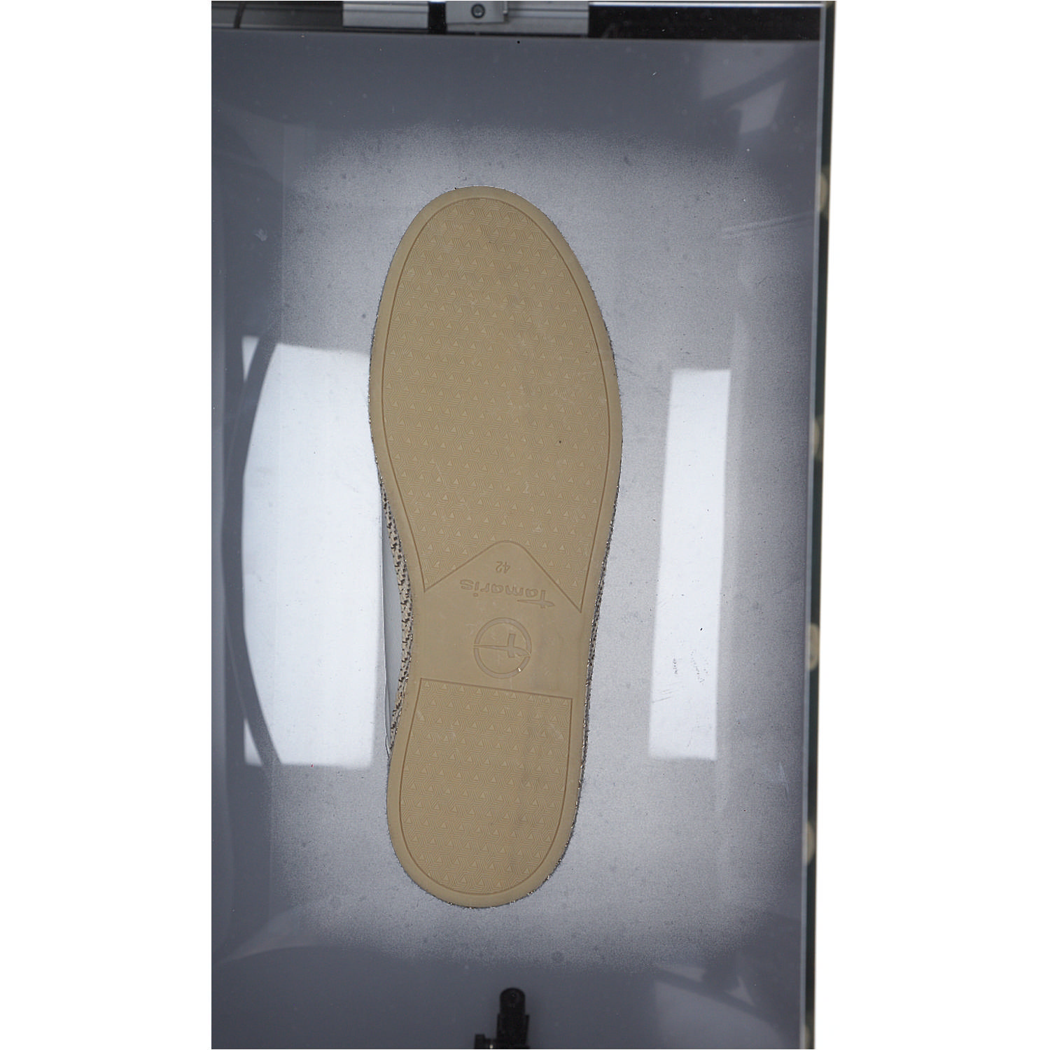 Tamaris 23713, Schnürschuhe, Damen, WHITE/GOLD