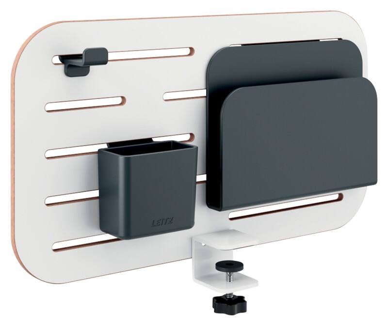 Leitz Ergo Kleiner Pegboard Schreibtisch-Organizer 6548 Weiß 42 x 25 x 8 cm