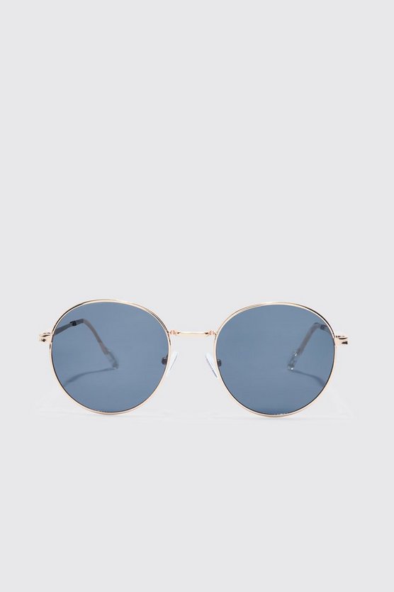 Runde Metall-Sonnenbrille