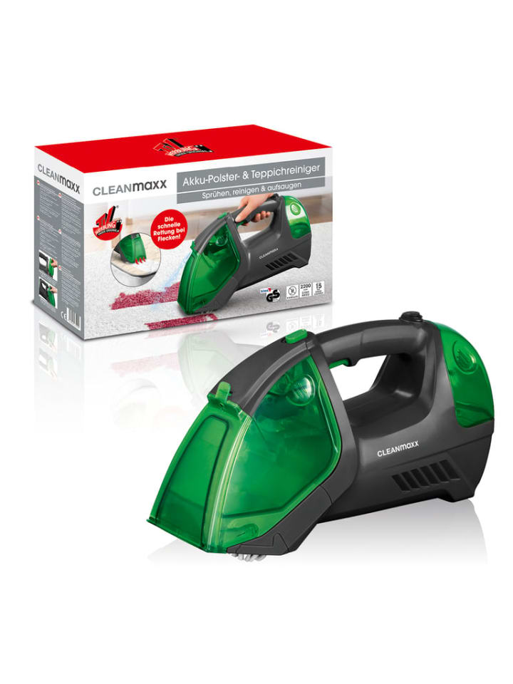 CLEANmaxx CLEANmaxx Polster- & Teppichreiniger kabellos 3in1 - anthrazit/grün günstig kaufen onesize