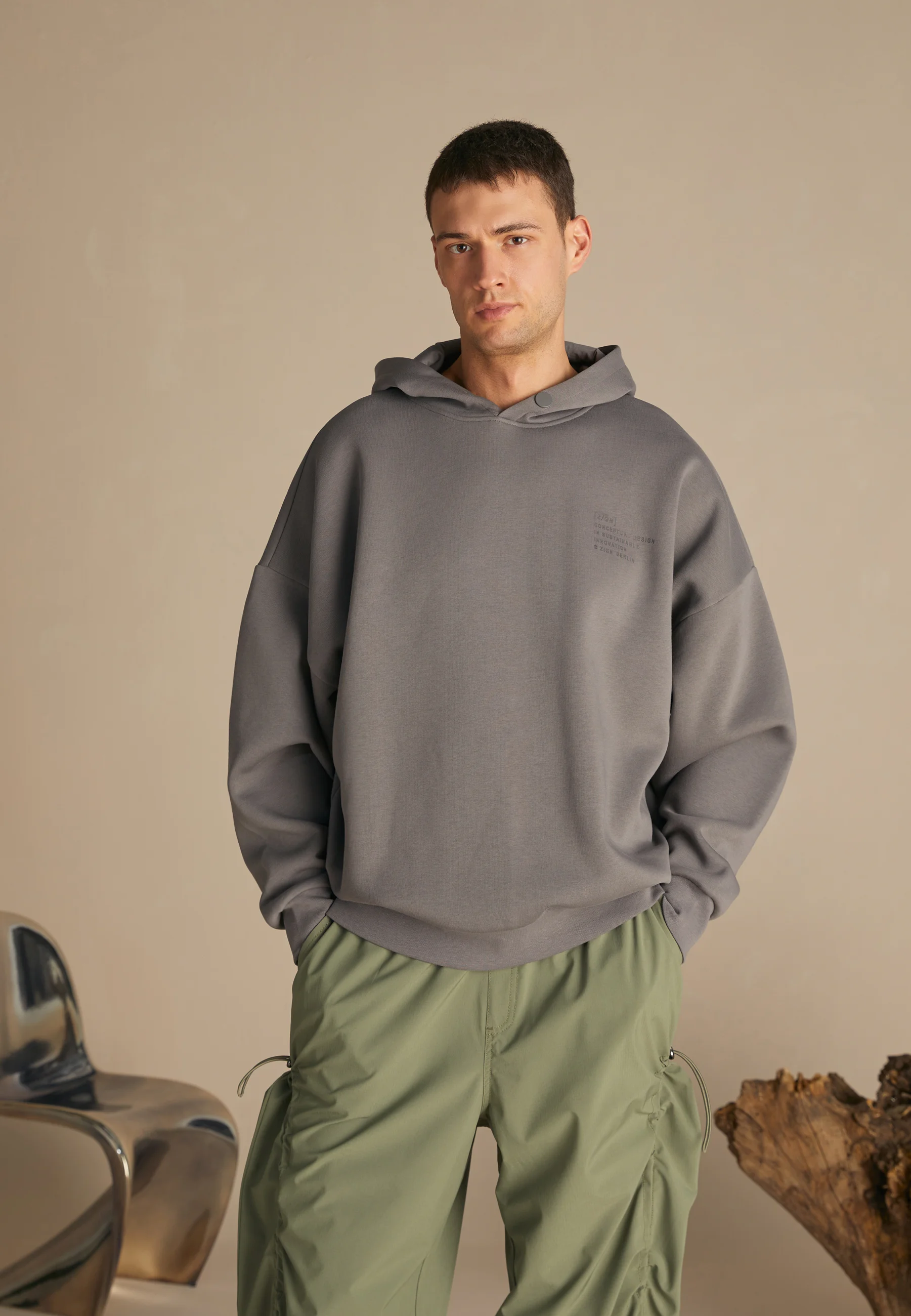 Sudadera con capucha extragrande Zign Studio