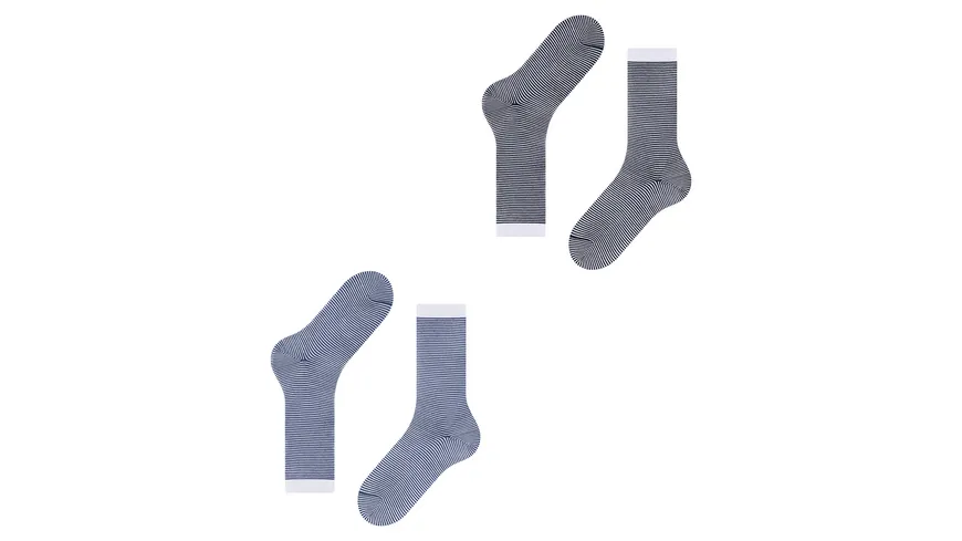 ESPRIT Herren Socken Allover Stripe 2er Pack grün