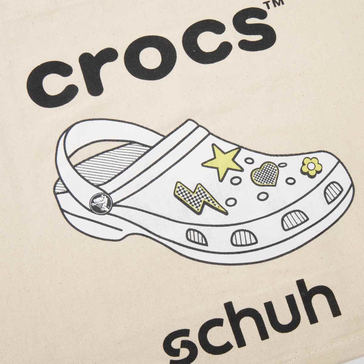 Schuh natúr Crocs vászon táska