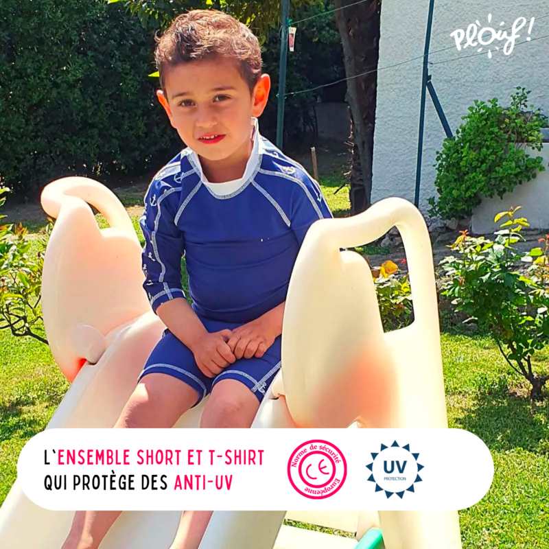 Ensemble Anti-UV : Loup Bleu