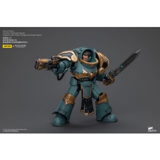 Warhammer The Horus Heresy Actionfigur 1/18 Tartaros Terminator Squad Sergeant With Volkite Charger And Power Sword 12 cm