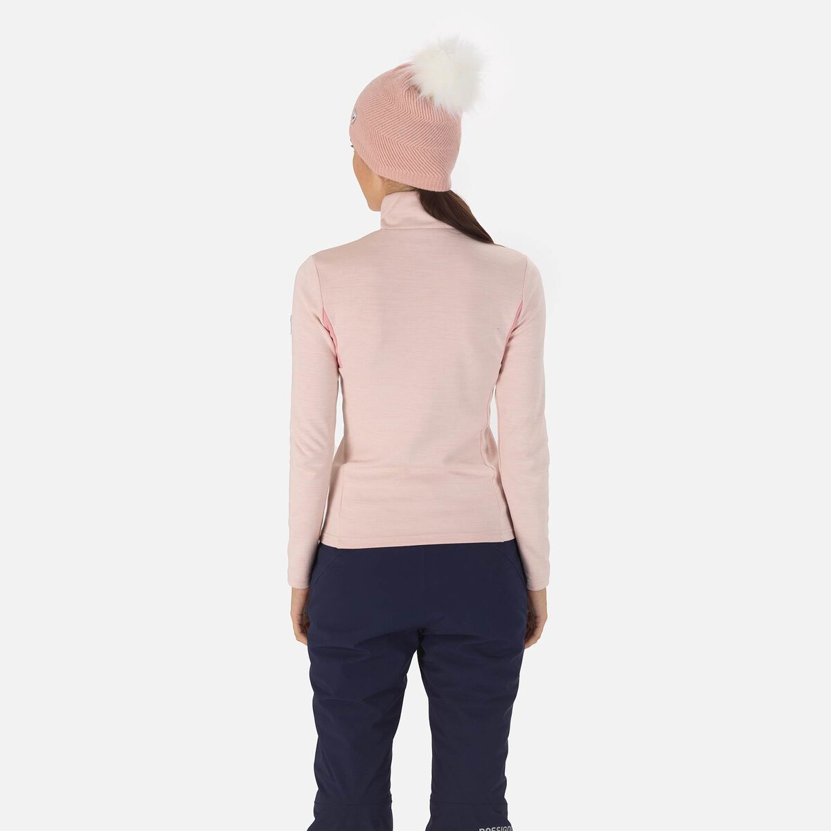 Damenjacke React Merino mit durchgehendem Reißverschluss