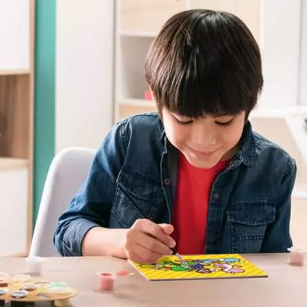 CreArt Super Mario - Malen nach Zahlen für Kinder ab 9 Jahren