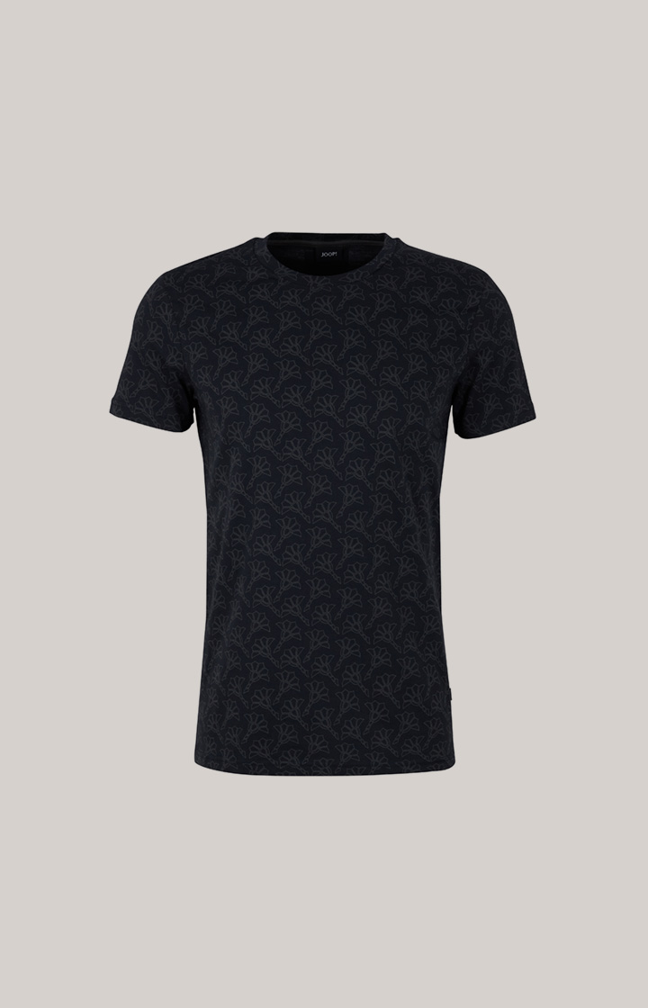 Loungewear T-Shirt in Dunkelblau