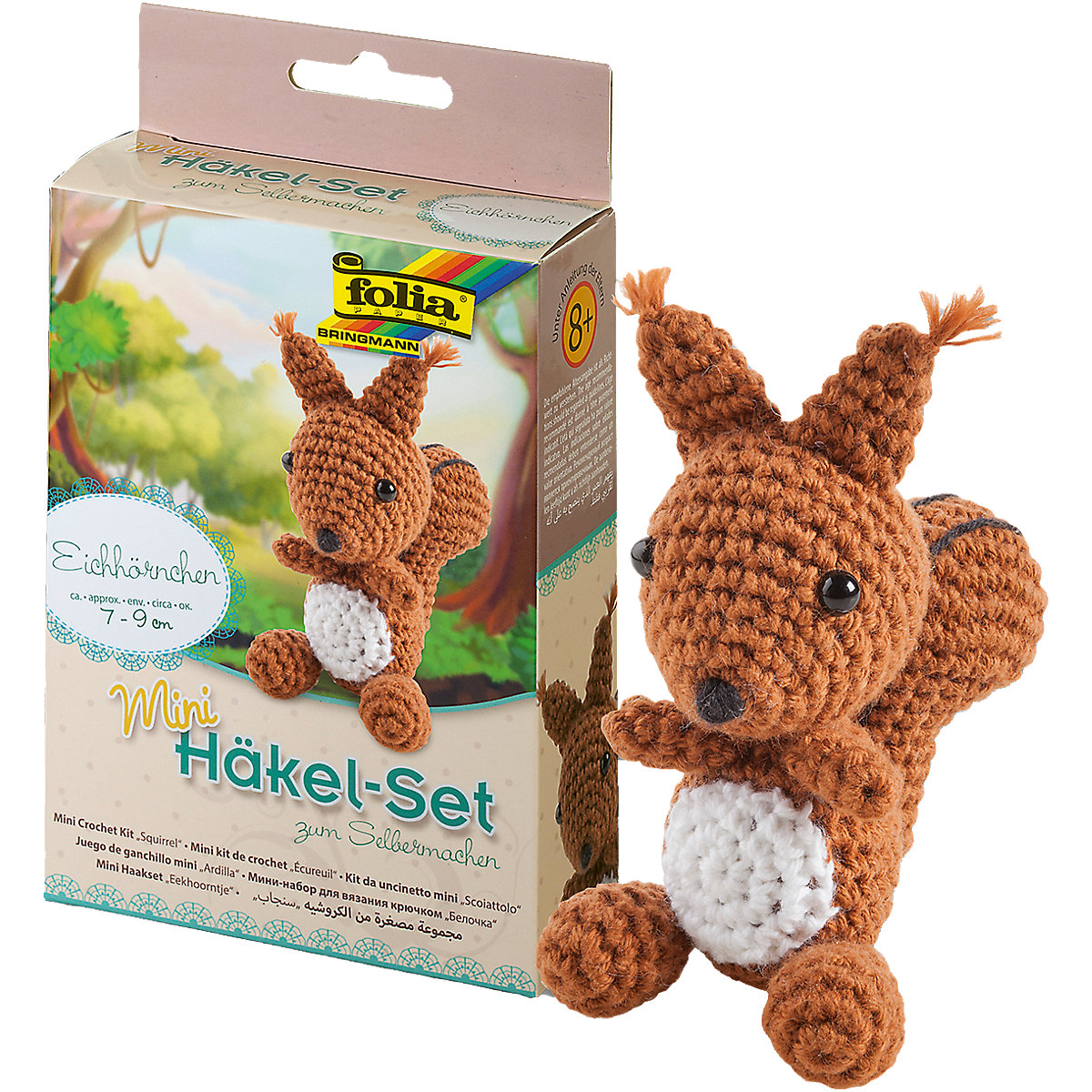 Mini-Häkelset Eichhörnchen