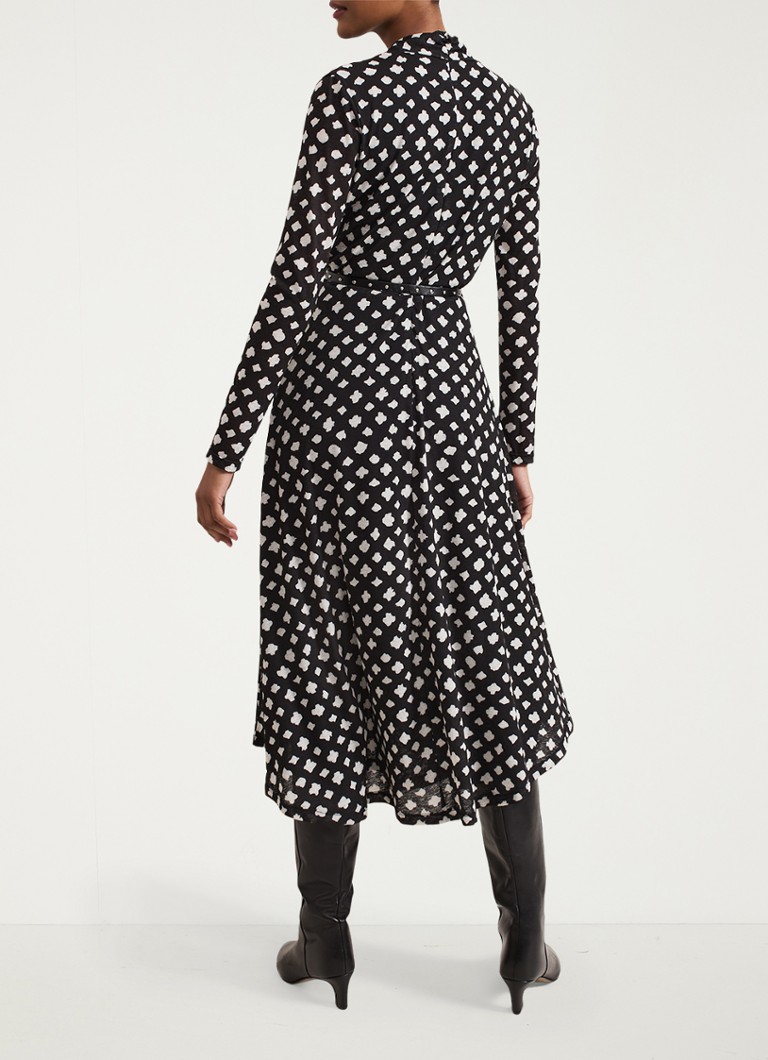 Vestido midi estampado Caitlin de Phase Eight con cinturón