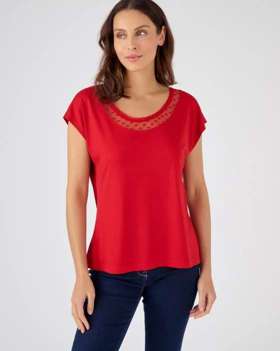 T-shirt Thermol'love tulle plumetis