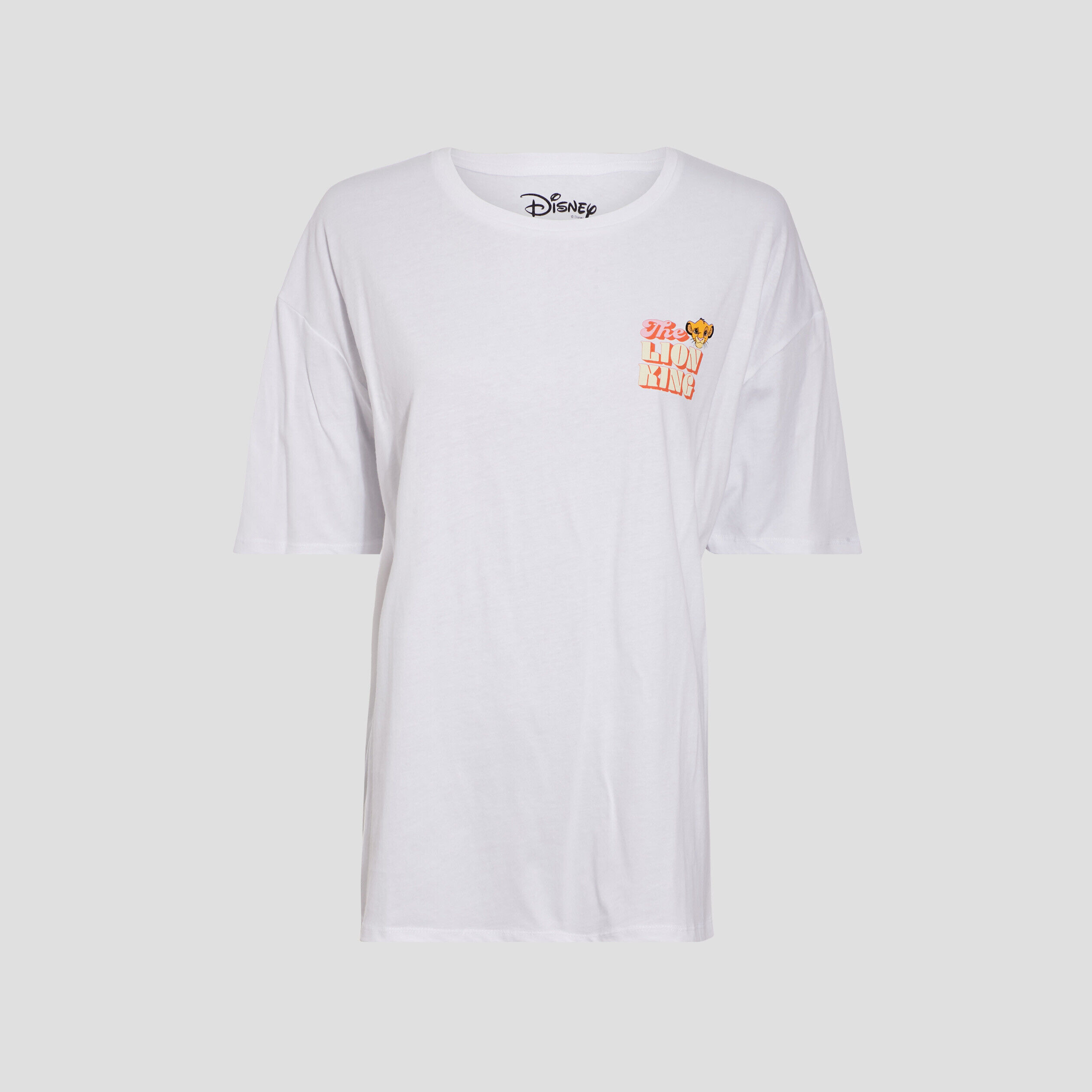 T-shirt Le Roi lion blanc femme | Cache Cache