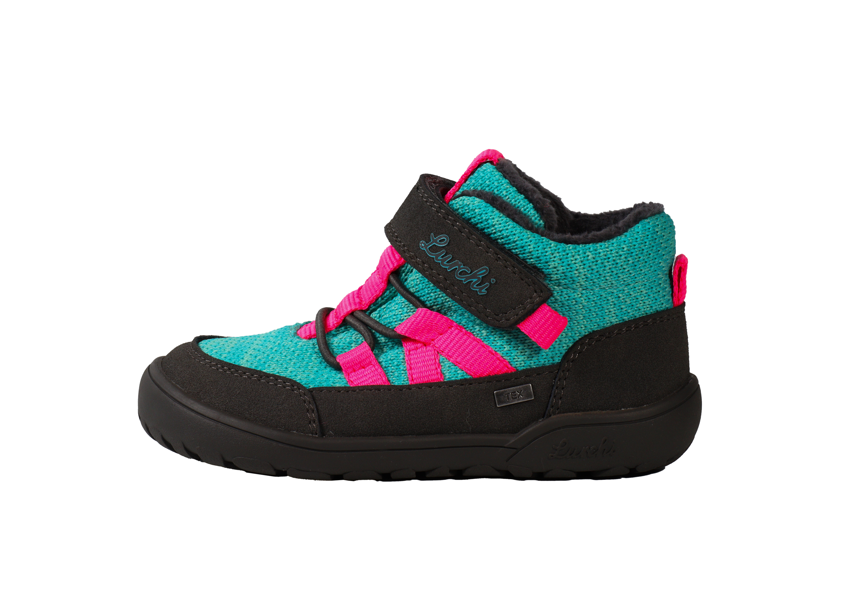 Lurchi Sneaker Jaden-TEX Barefoot - turkis-pink
