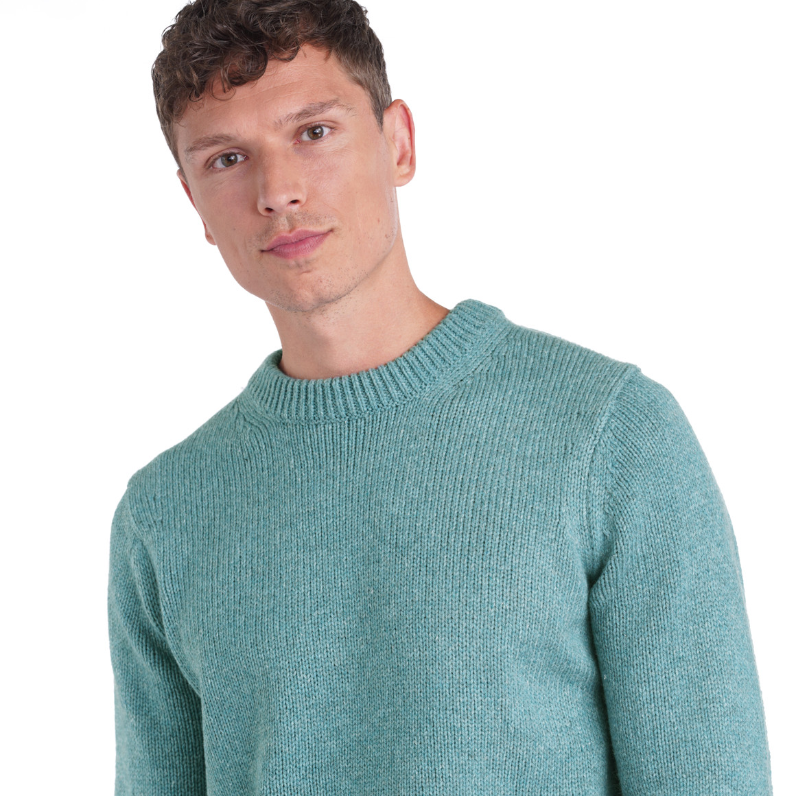 Herren Strickpullover unifarben